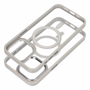 Чехол для iPhone 15 PRO MAX Color Edge Mag Cover совместимый с MagSafe титаново-серый