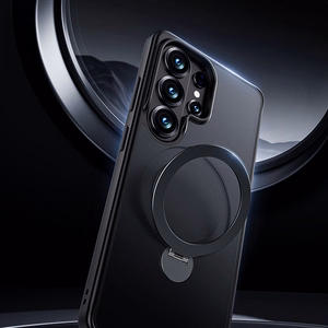 Benks Magnetic Mist ümbris koos statiiviga (A050) Samsung Galaxy S26 Ultra mustale telefonile