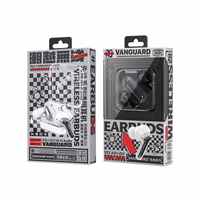 WEKOME V51 Vanguard Series - Bluetooth V5.1 TWS wireless kõrvaklapid with charging ümbris (must)