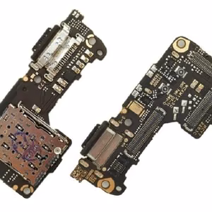 Flex Xiaomi 12 5G/12X 5G/12S 5G laadimispistiku ja mikrofoni, SIM-kaardi kontaktiga HQ