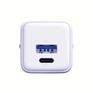 Valge 3mk Hyper GaN võrgulaadija, 20 W, QC4+/PD/PPS, USB 1A1C, EL