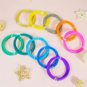 3D-pliiatsi filament 36m - komplekt (3m x 12 värvi)