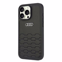 Audi Synthetic Leather iPhone 16 Pro Max 6.9" must/must hardcase AU-TPUPCIP16PM-GT/D2-BK