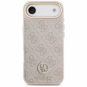Original Ümbris GUESS 4G Strass Logo & Big Strap Metal Buttons MagSafe jaoks Iphone 17 Air roosa