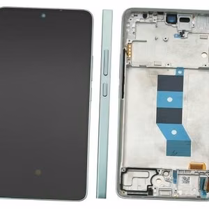 LCD ekraan Xiaomi Redmi Note 14 5G puuteekraaniga koos raamiga Coral Green originaal (service pack)