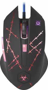 Defender Forced GM-020L juhtmega optiline mänguhiir, USB Type-A, 3200 DPI