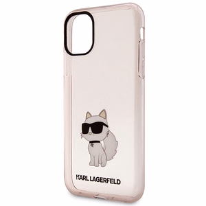 Karl Lagerfeld KLHCN61HNCHTCP iPhone 11 / Xr 6.1" roosa/roosa hardcase Ikonik Choupette