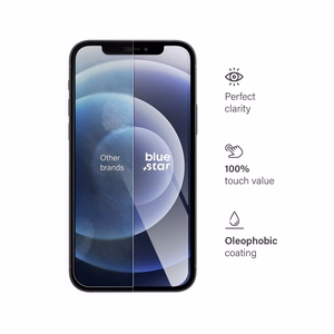 Закалённое стекло для iPhone 12 / 12 PRO Blue Star