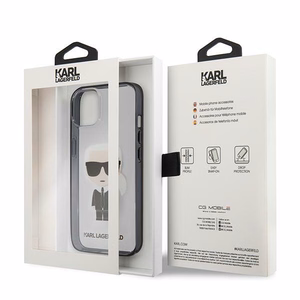 Karl Lagerfeld Iconik Karl Case for iPhone 13 mini - Transparent