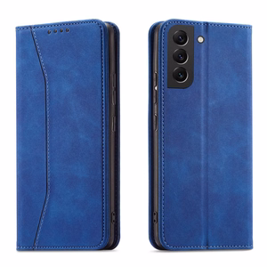 Magnet Fancy Ümbris jaoks Samsung Galaxy S23 Ultra Cover with Flip Wallet Stand sinine