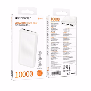 Borofone Power Bank 10000mAh BJ78 Clever - 2xUSB - white