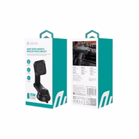 Devia autohoidja magnetiline EA473 traadita induktiivse laadijaga must 15W koos iminapaga