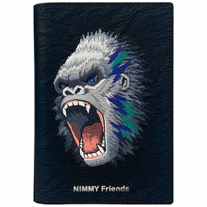 Nimmy Raptor Gorilla Passport/Wallet Ümbris - Must