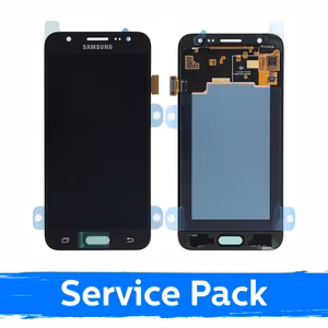 LCD ekraan ühilduv Samsung J500 J5 must (Service Pack)