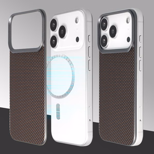 Liavec Carbon Layer Magsafe Aramid Fiber чехол для Iphone 17 Pro Max золотой