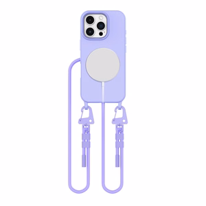 Tech-Protect MagNecklace MagSafe Ümbris with Lanyard jaoks iPhone 16 Pro Max - lilla