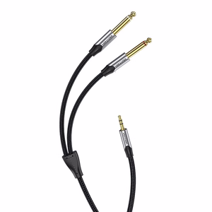 Audio kaabel mini jack 3.5mm to 2x jack 6.35mm male Vention BARHL 10m