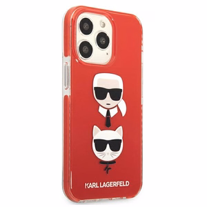 Karl Lagerfeld Karl&Choupette Head чехол для iPhone 13 Pro / iPhone 13 - красный