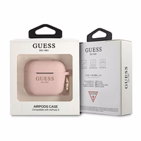Guess GUA3SGGEP AirPods 3 kate roosa/roosa Silikoonist Glitter