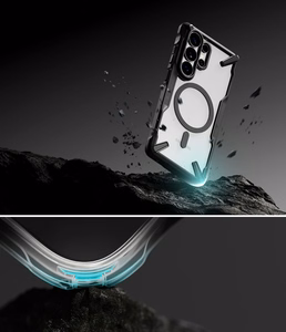 Ringke Fusion X Magnetic MagSafe Ümbris for Samsung Galaxy S26 Ultra - Clear must