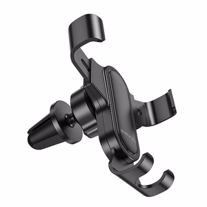 Car phone hoidja Borofone BH74 jaoks using on ventilation grille, must