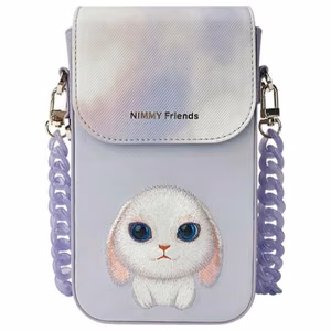 Nimmy Big Eyed Pet 2.0 Rabbit Phone Bag - Lilla