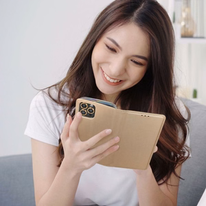 Чехол-книжка для Xiaomi Redmi Note 15 Pro Plus 5G Smart Case Book золотой