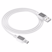 Kaabel USB A to Micro USB Hoco 2,4A 1 m X108 valge