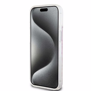 DKNY Liquid Glitter Multilogo ümbris jaoks iPhone 15 / 14 / 13 - roosa