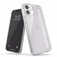 SuperDry Snap iPhone 12 mini Clear Case valge 42593
