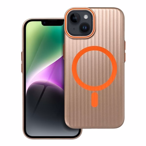 Ümbris SIMPLY compatible with MagSafe jaoks IPHONE 14 titanium desert