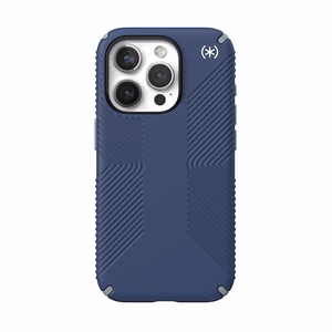 Speck Presidio2 Grip ümbris seadmele iPhone 15 Pro, Coastal Blue / Dust Grey värvitoonis