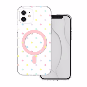 Bubble Dots Mag чехол для iPhone 11, белый