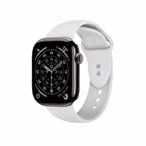 Crong Liquid rihm Apple Watch 38 / 40 / 41 / 42 mm kellale, valge