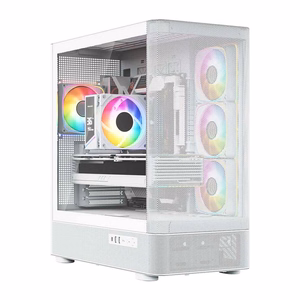 MODECOM Volcano AQ300 ARGB kesktornkorpus, valge