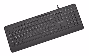 GEMBIRD KB-MCH-05-CYRL multimeedia klaviatuur USB, kirillitsa, must