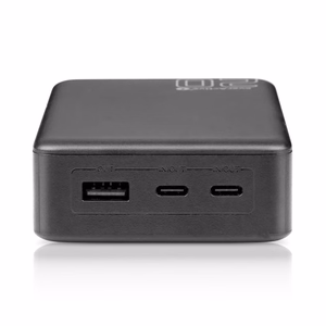 Välisaku 20 000mAh, 1x USB, 2x USB-C, 20W, QC4+, LCD ekraan, must