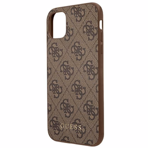 Guess 4G Metal kuldne Logo Ümbris jaoks iPhone 11 / Xr 6.1" - Brown