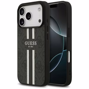 GUESS ümbris jaoks IPHONE 17 Pro compatible with MagSafe GUHMP17LP4RPSK (4G Printed Stripes) must