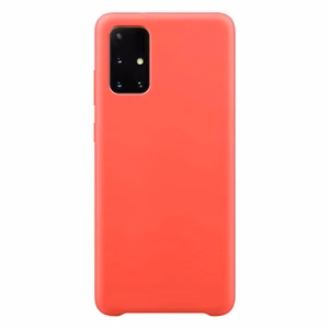 Silicone Case мягкий гибкий резиновый чехол для Samsung Galaxy A72 4G красный