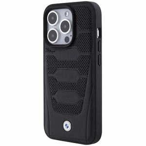 BMW Leather Seats Pattern чехол для iPhone 15 Pro Max - чёрный