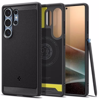 Spigen Rugged Armor Mag Ümbris jaoks Samsung Galaxy S25 Ultra - must