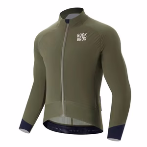 Rockbros YDWT014 Winter Fleece Double Layer Cycling Jacket Size XL - Green