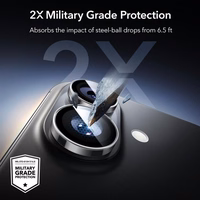 ESR Armorite Camera Cover jaoks iPhone 16 / 16 Plus / 17 - Läbipaistev