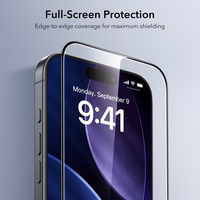 ESR UltraFit Karastatud klaas 2-pack jaoks iPhone 16 Pro / 17 - läbipaistev