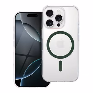 Чехол Samsung A27 Drop Glue Colorful Ring Mag Cover совместимый с MagSafe темно-зеленый