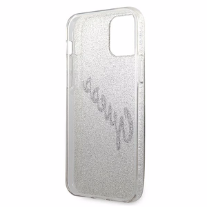 Guess GUHCP12SPCUGLSGO iPhone 12 mini 5.4" kuldne/kuldne kõvakaaneline Glitter Gradient Script