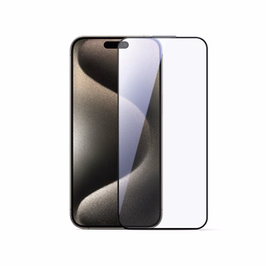 Закалённое стекло Joyroom JR-MLG0278 2.5D HD Dustproof с чёрной рамкой для iPhone 15 Plus/16 Plus