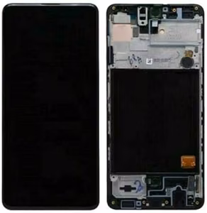 LCD ekraan Samsung A515 A51 koos touch ekraan and frame must OLED (real size)