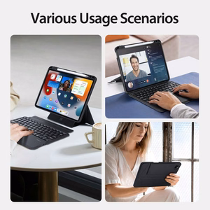 DUX DUCIS case DK foldable with Wireless Keyboard jaoks iPad 4/5/6/iPad Pro 11 (2018/2020/2021/2022) must
